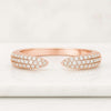 Open Cuff Round Cut Lab Grown Diamond Wedding Band