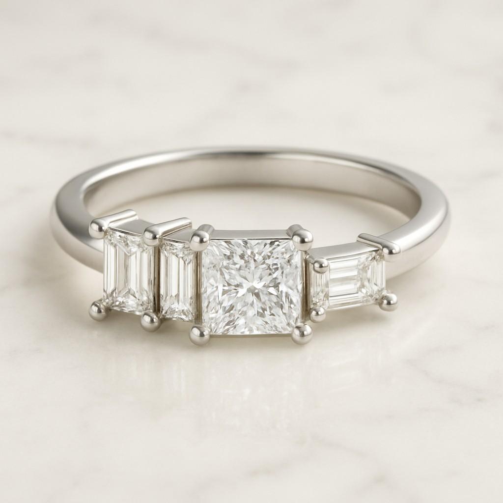 Diamond Wedding Band Genuine Lab Grown Diamond Matching Band Oval Womens Band Bridal Stackable Anniversary Gift Wedding Band For Her