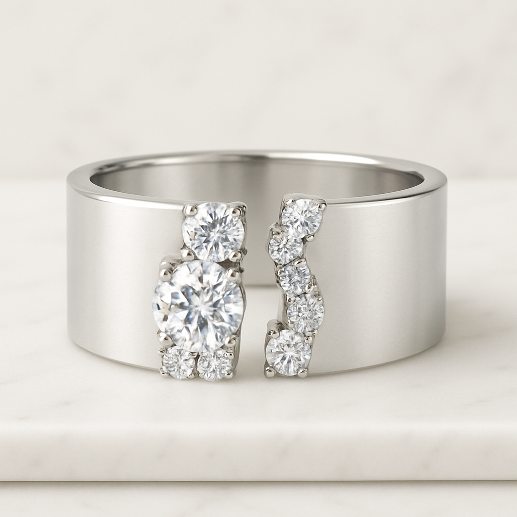 Oval Brilliant Lab Diamond Ring Oval Proposal Ring for Her