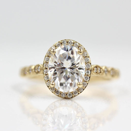 Oval Cut Diamond Engagement Ring For Halloween