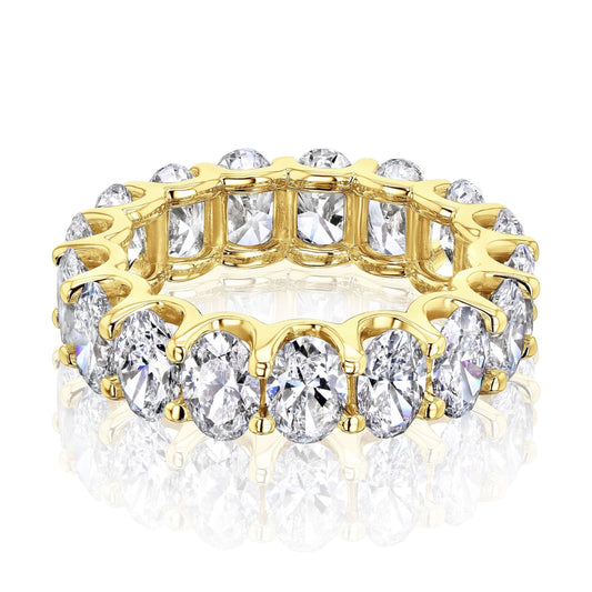 Oval Cut Diamond Wedding band
