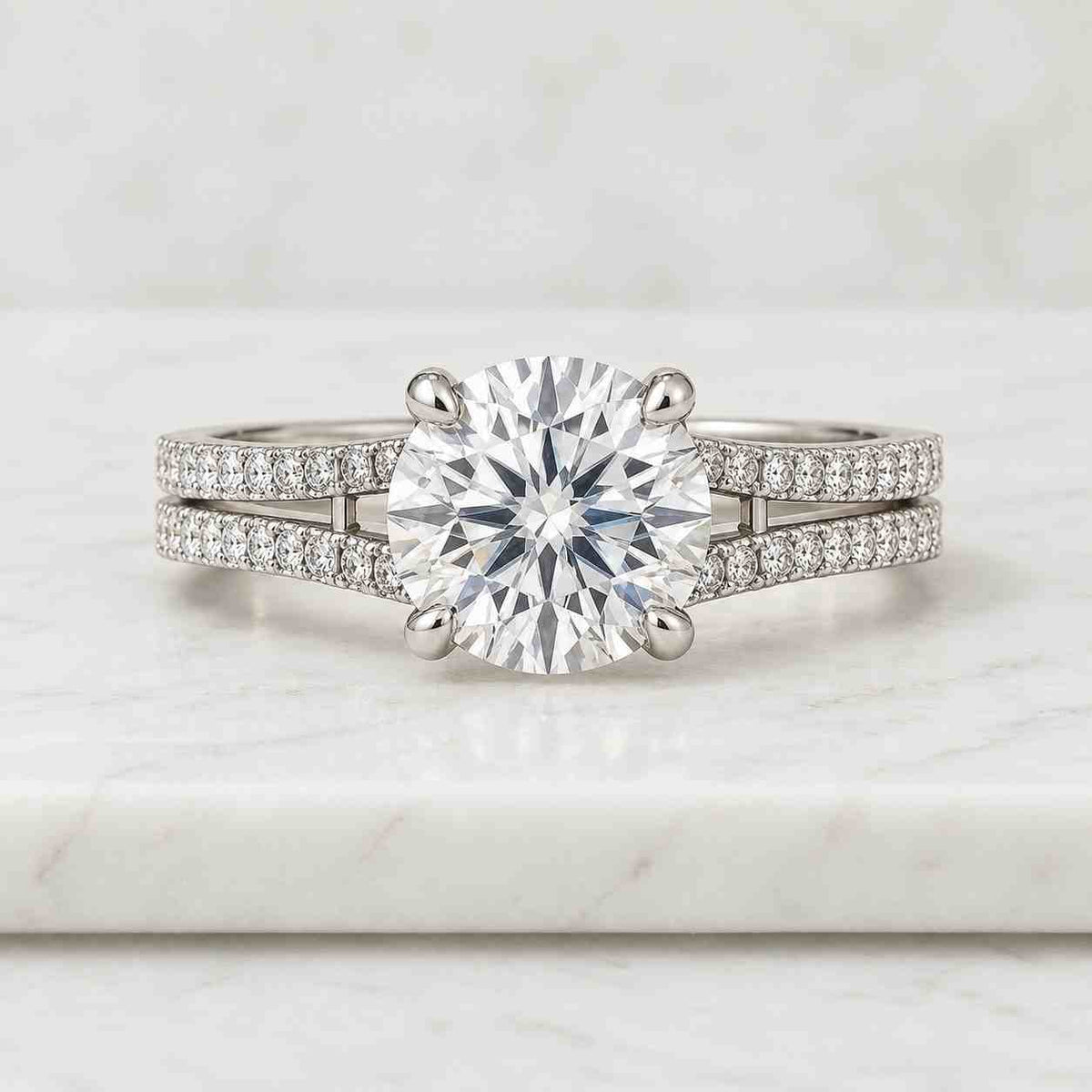 Oval Cut Engagement Ring Baguette Diamond Ring Vintage Milgrain Cathedral Ring Oval Bridal Ring Anniversary Gift

