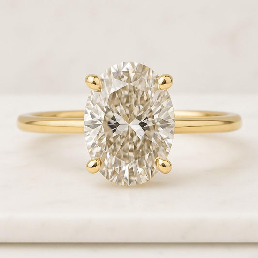 Oval Cut Lab Diamond Engagement Ring Full Eternity Stackable Band Womens 925 Sterling Silver Solitaire Bride Set Ring