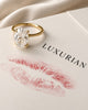 2.00 CT Oval Cut Lab Grown Diamond Engagement Ring in 14K Solid Gold