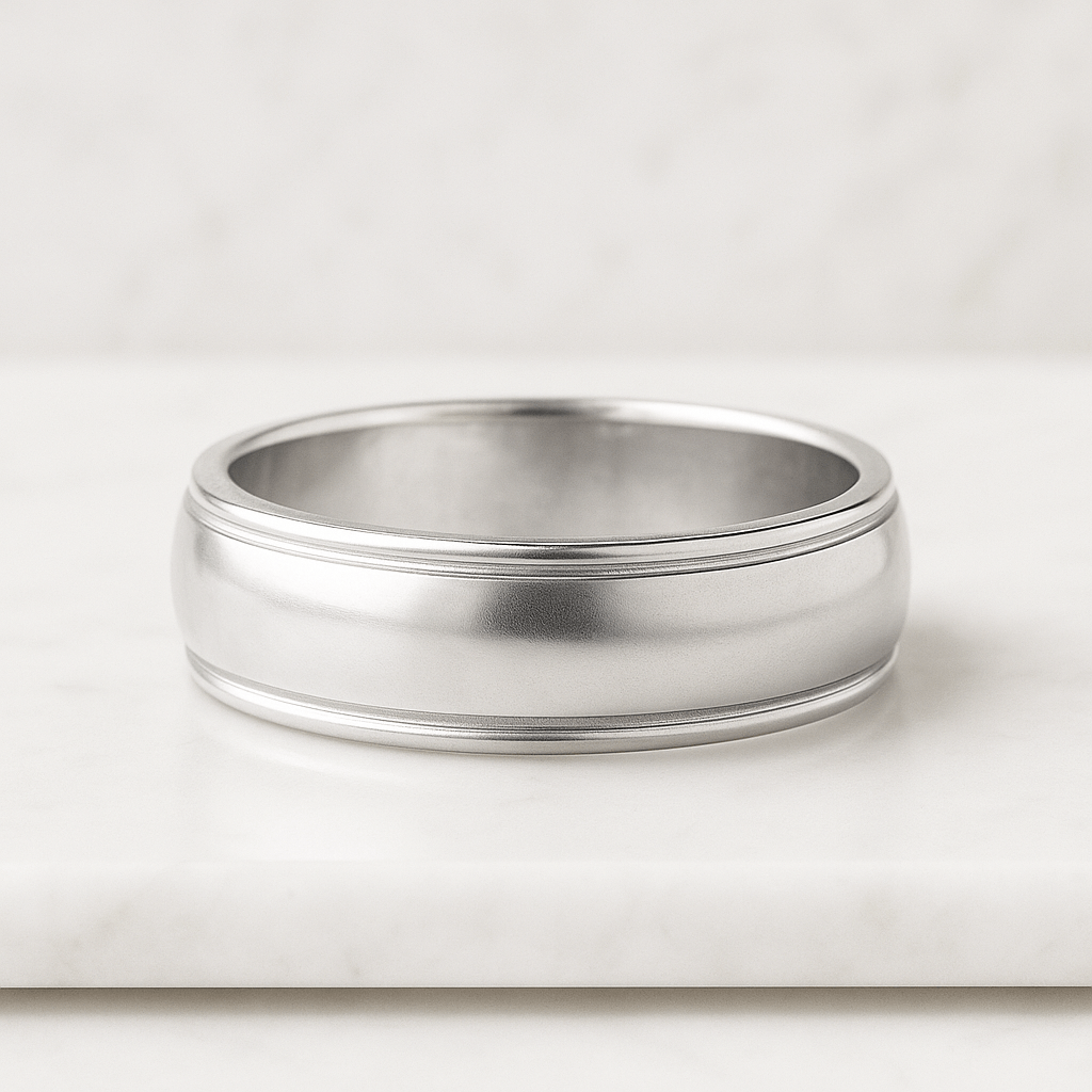 Oval Cut Lab Grown Diamond Wedding Band, 14K Yellow Gold 5 Stone Half Eternity Band