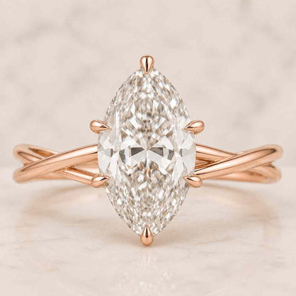 Oval Cut Lab Grown Trendy EAST to WEST Style Diamond Solitaire Engagement Ring 14k Yellow Gold