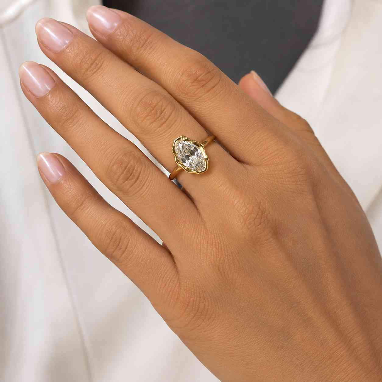 1ct-3ct Oval Cut moissanite Engagement Ring Bezel Set Moissanite Solitaire Ring Promise Anniversary Ring Valentines Day gift for her