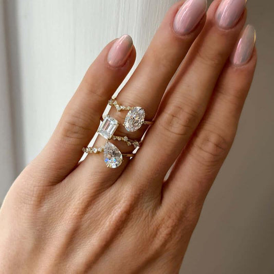 Oval Diamond Engagement Ring