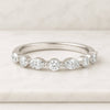 Marquise And Round Diamond Band For Her