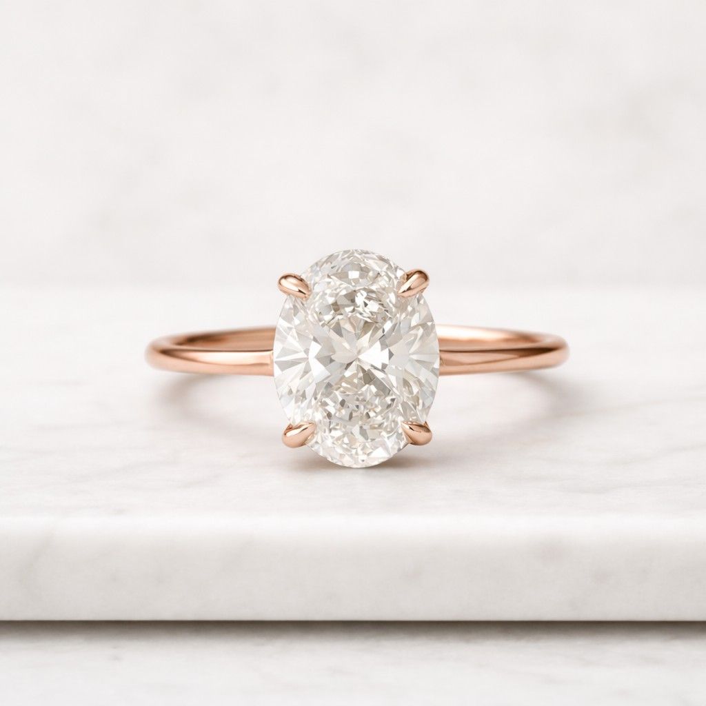 oval engagement ring
