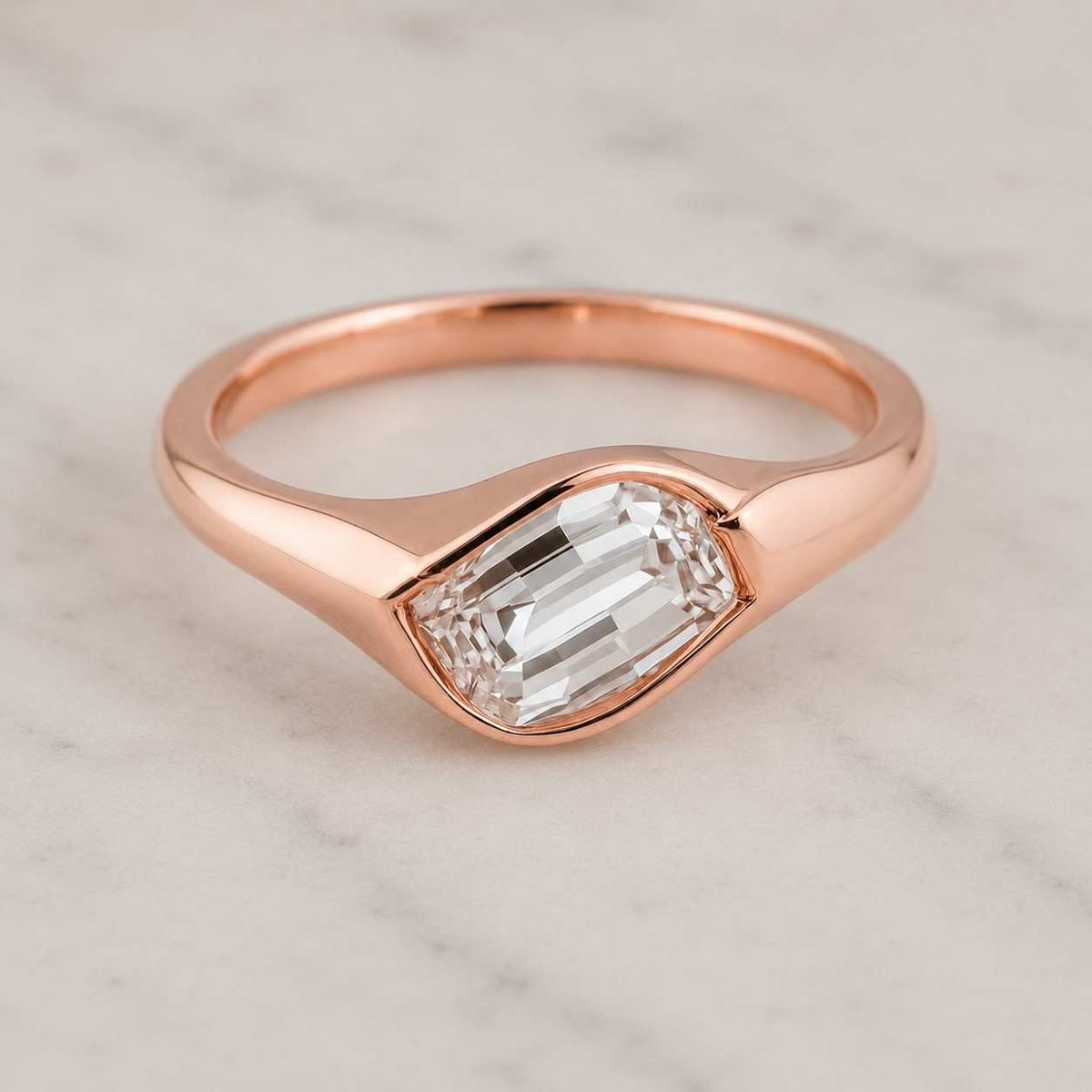 2.50 Carat Oval Lab-Grown Diamond Engagement Ring: 18K Yellow Gold Hidden Halo, IGI Certified
