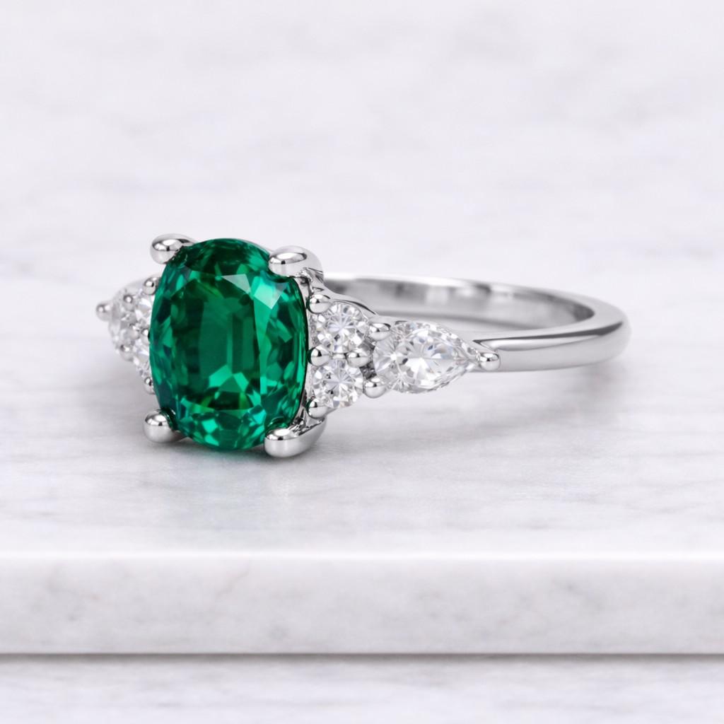 oval lab grown diamond engagement ring solitaire wedding ring 1st anniversary ring gift simple oval diamond ring for proposal oval brilliant
