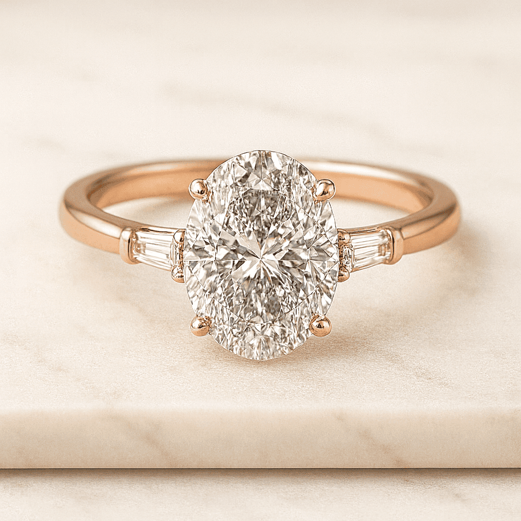 Oval Lab Grown Diamond Ring Filigree Diamond Engagement Ring 14k Gold Intricate Ring Vintage Style Ring Minimalist Ring Gift for Her