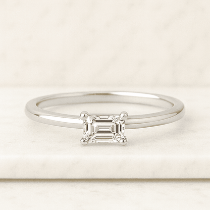 Oval Lab Grown Diamond Wedding Band Anniversary Band Five stone Half Eternity Band