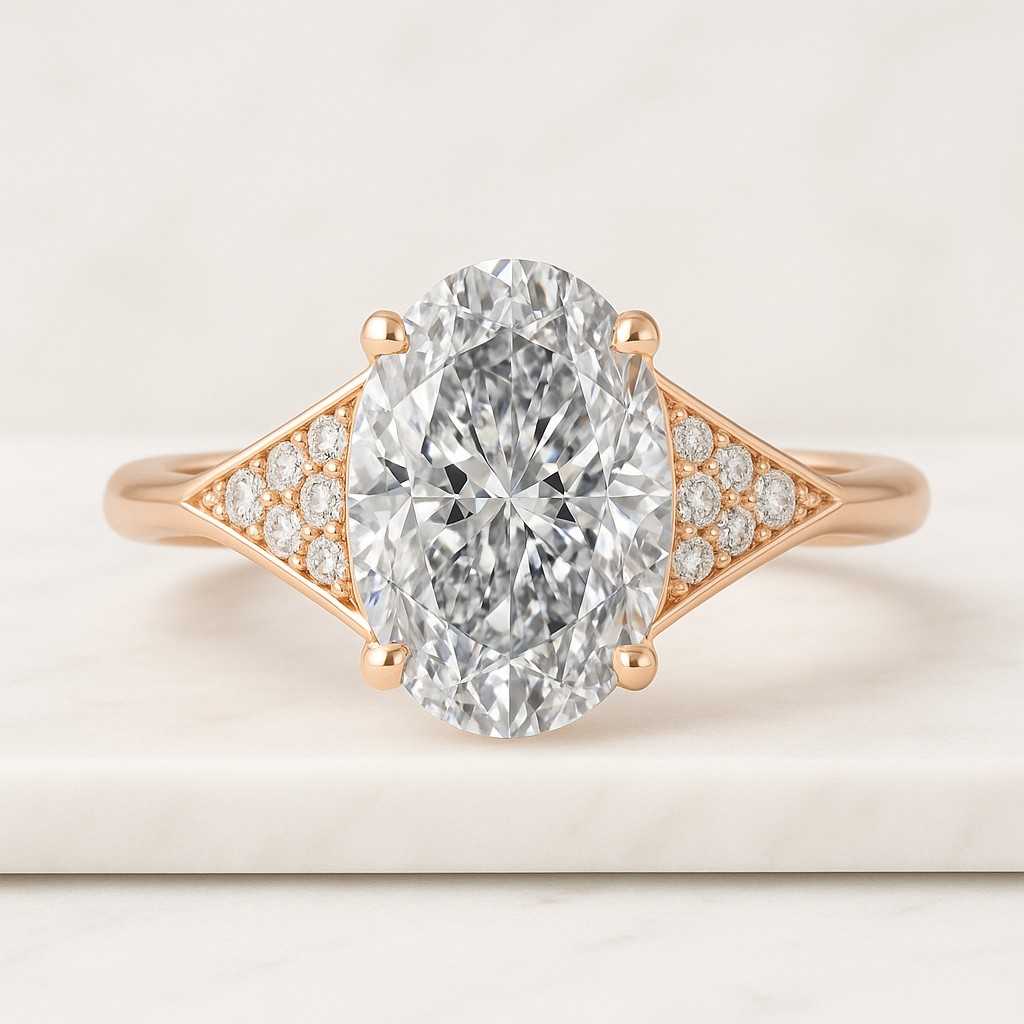 Oval Moissanite Engagement Ring Platinum Plated Moissanite Halo Ring Sterling Silver Wedding Jewelry Trendy Best Friend Gift