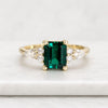 1.50 CT Vintage Emerald Engagement Ring