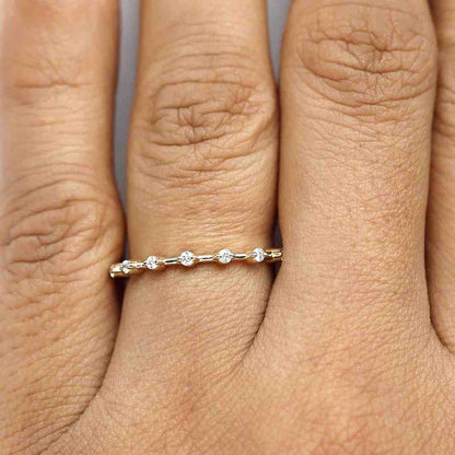 Oval Moissanite engagement ring Vintage 14K yellow gold engagement ring Marquise diamond half eternity twisted ring Anniversary promise ring
