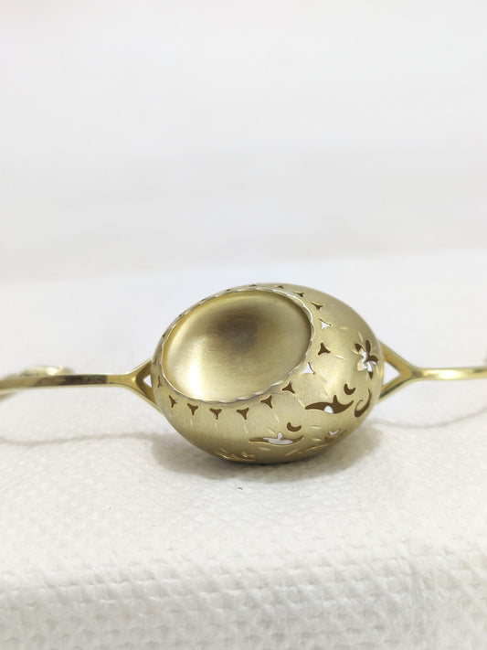 Oval Shape Antique Silver Bracelet For Her