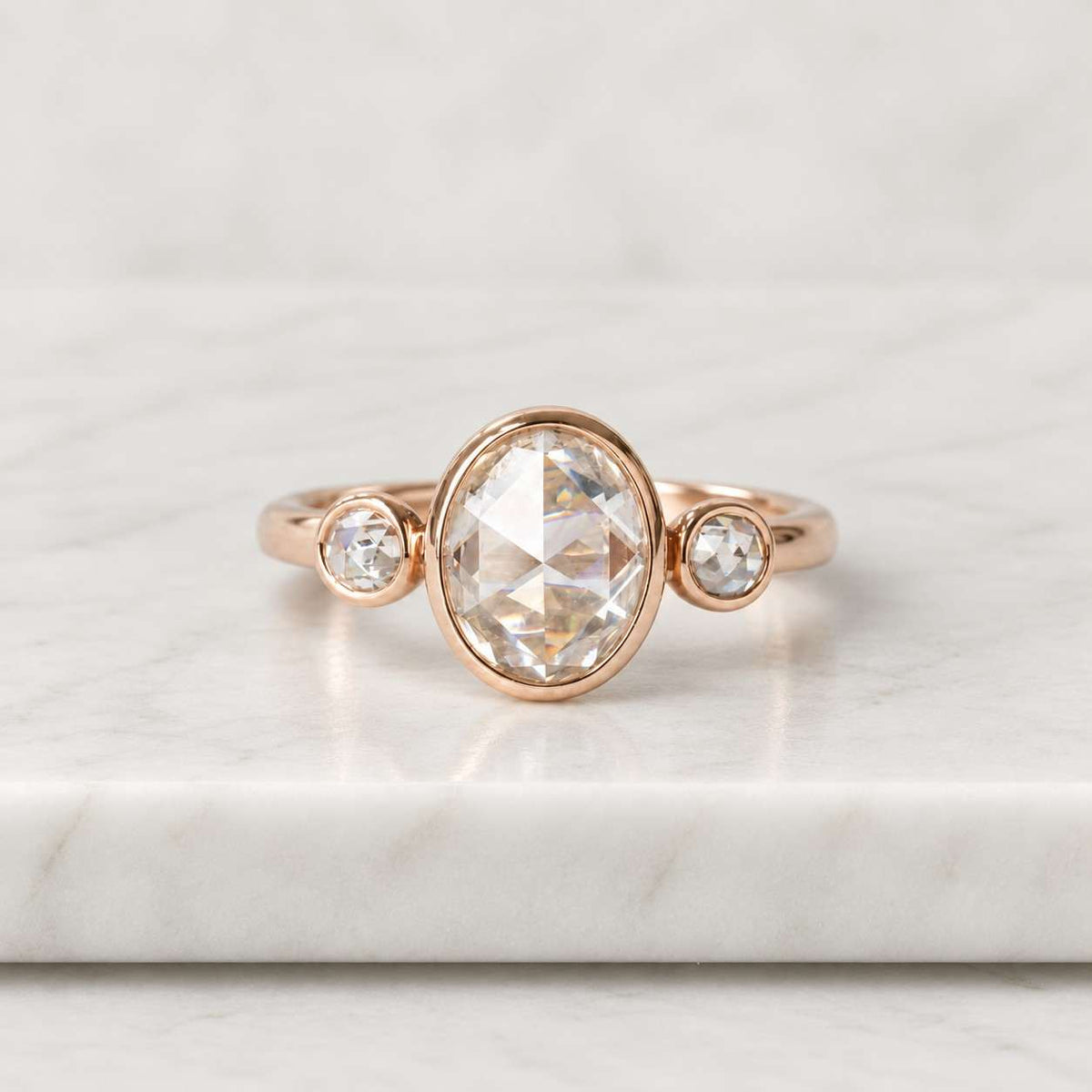 Oval Three Stone Engagement Ring,2.50 TCW Oval Cut Lab Grown Diamond Ring,Wedding Ring For Women,Trilogy Ring For Her,Anniversary Gift Ring
