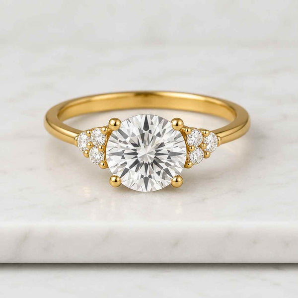 Oval moissanite engagement ring hidden halo Full Eternity wide band oval engagement ring celebrity style Large solitaire oval wedding ring
