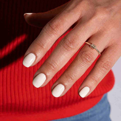 PERIMADE Moissanite Cigar Ring • Flush Mount Wedding Band • Sterling Silver Minimalist Jewelry • Birthday Gift
