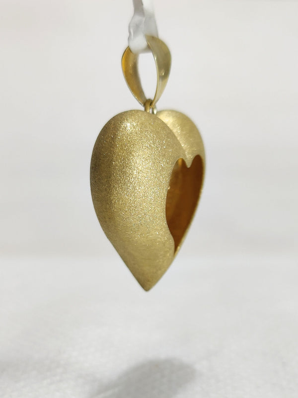 Pair of Minimal Love Heart Huggie Hoop Earring
