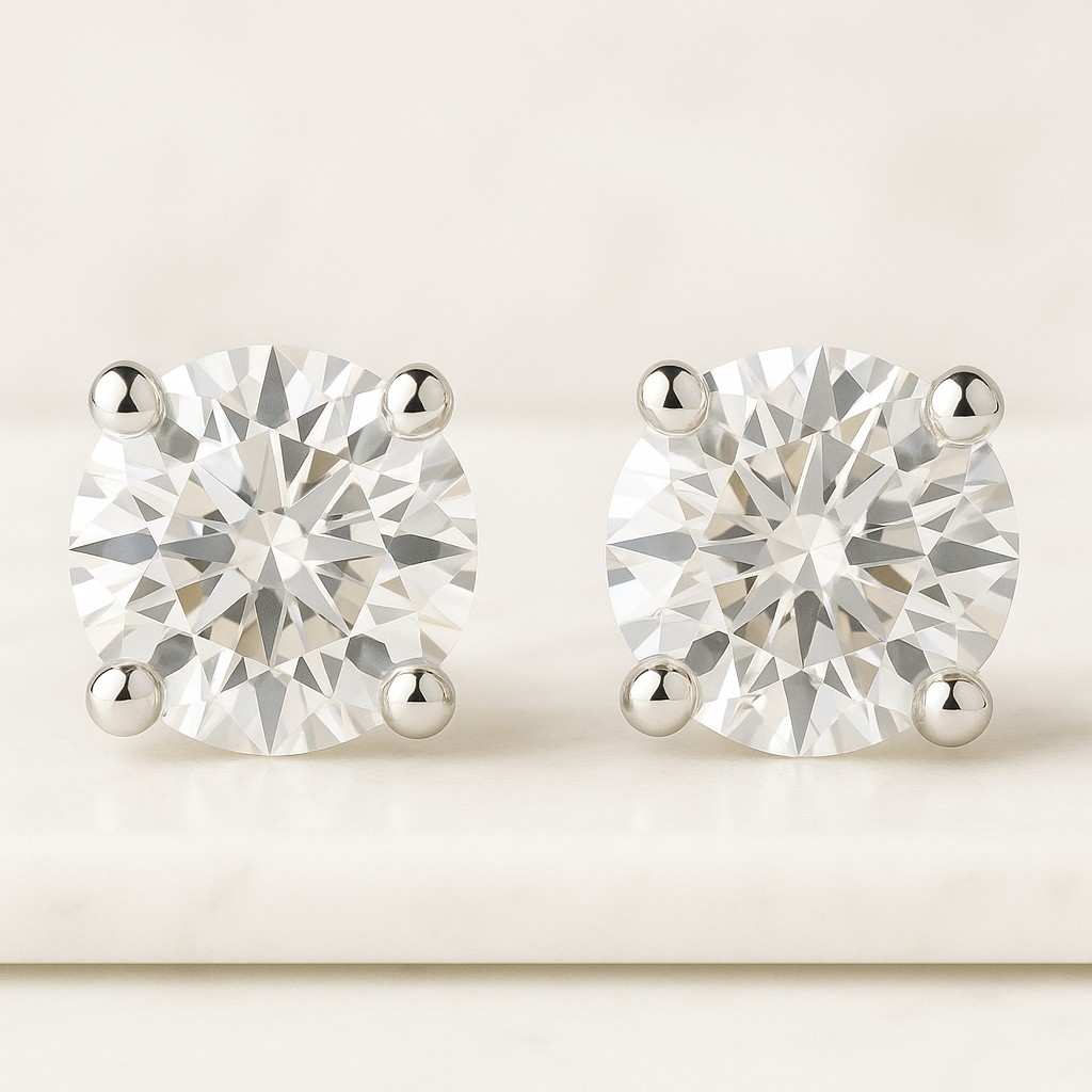 Pandora Infinite Lab-grown Diamond Pavé Open Circle Stud Earrings