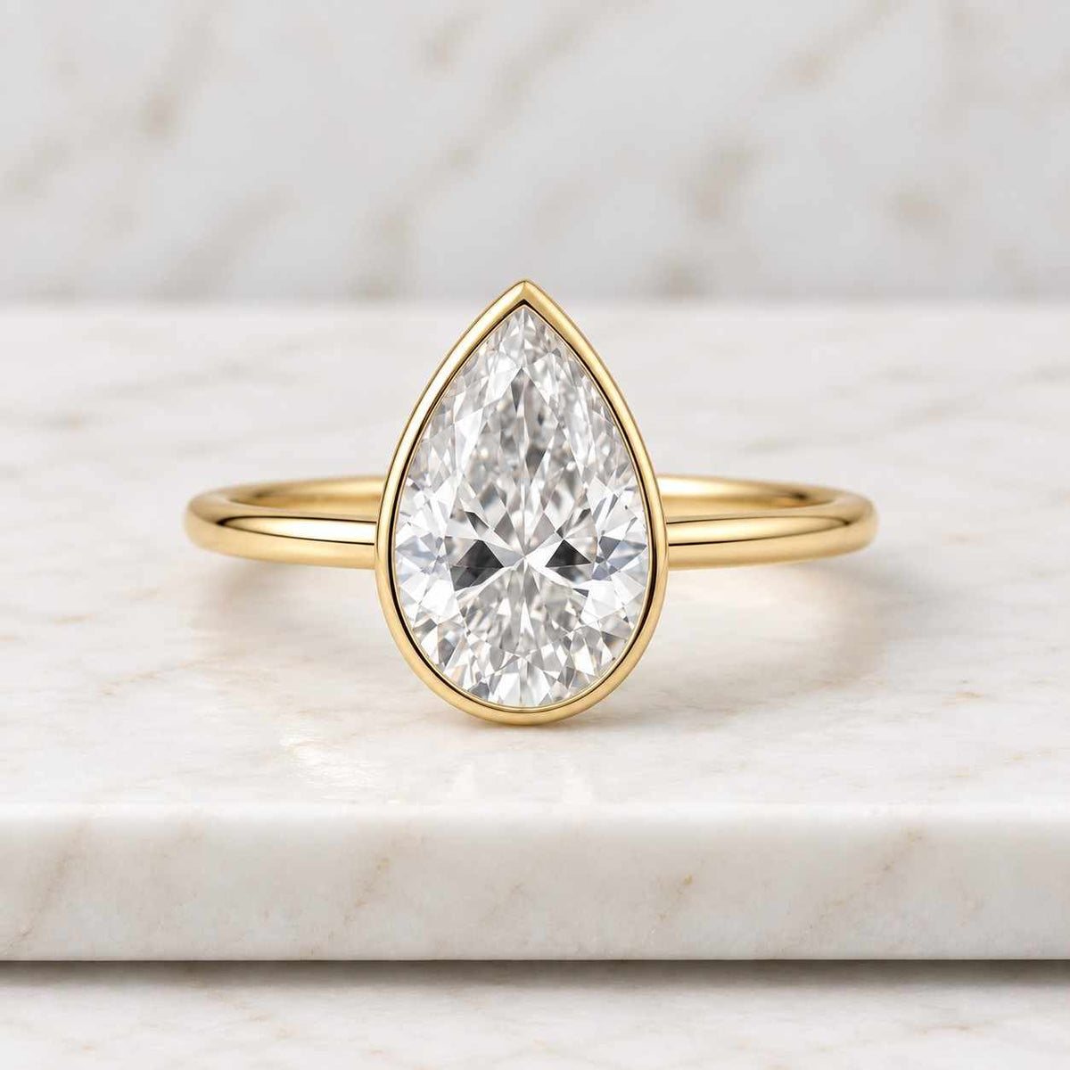 pear cut e, vvs2 igi certified lab diamond ring, six prong engagement ring for her lab grown diamond anniversary ring, perfect gift
