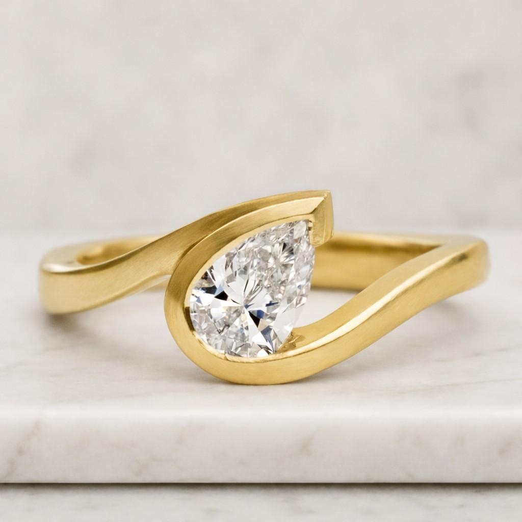 Pear Cut Engagement Ring