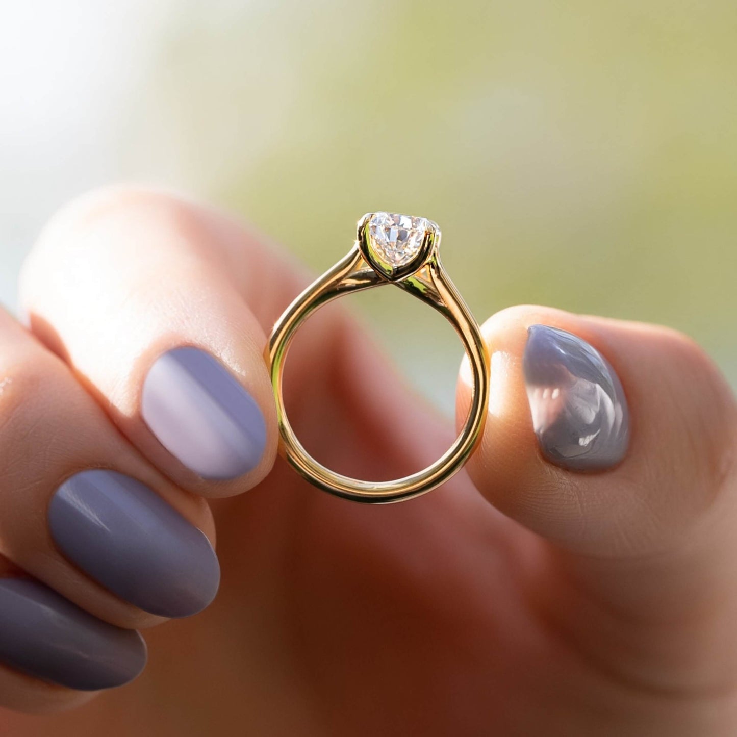 Pear Cut Handmade Band 14k Solid Gold Jewelry