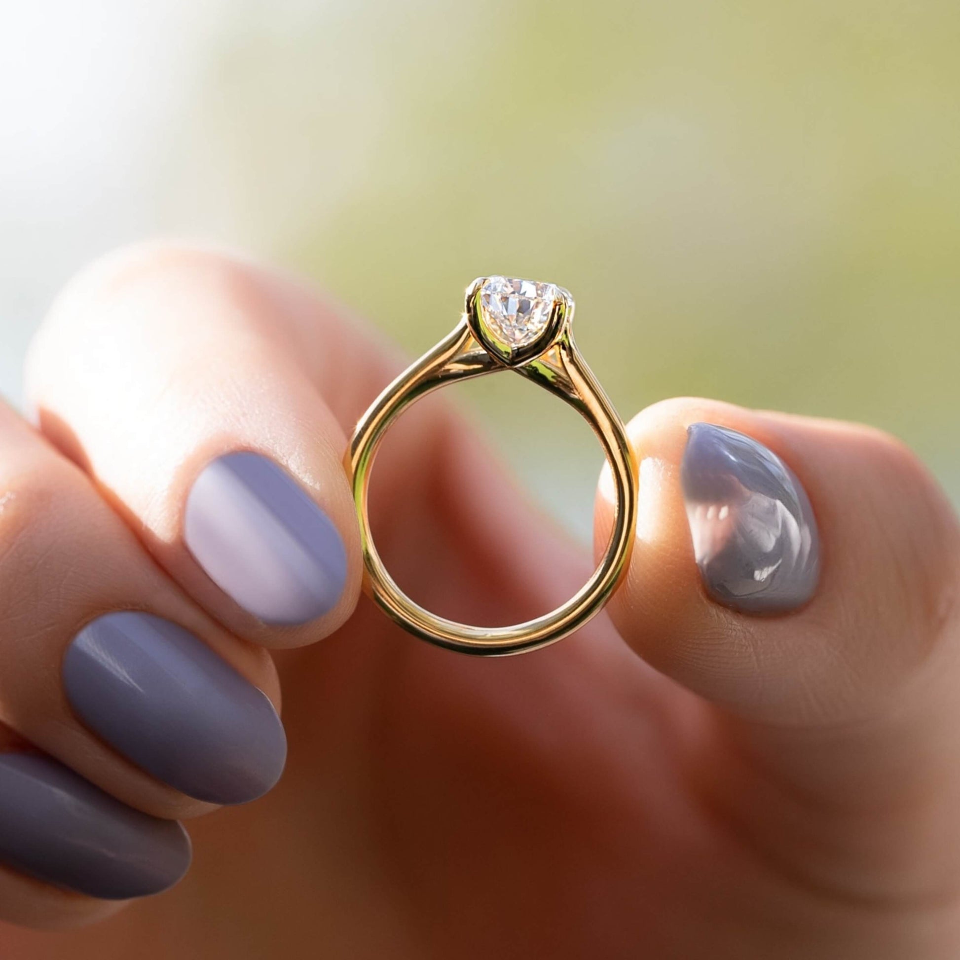 Pear Cut Handmade Band 14k Solid Gold Jewelry