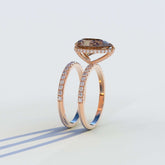 Pear Cut IGI Certified Lab Grown Diamond Ring