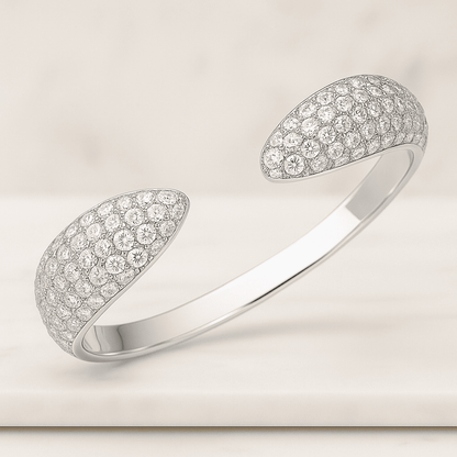 Pear Cut Lab Created Diamond Earrings Sterling Silver Platinum Overlay