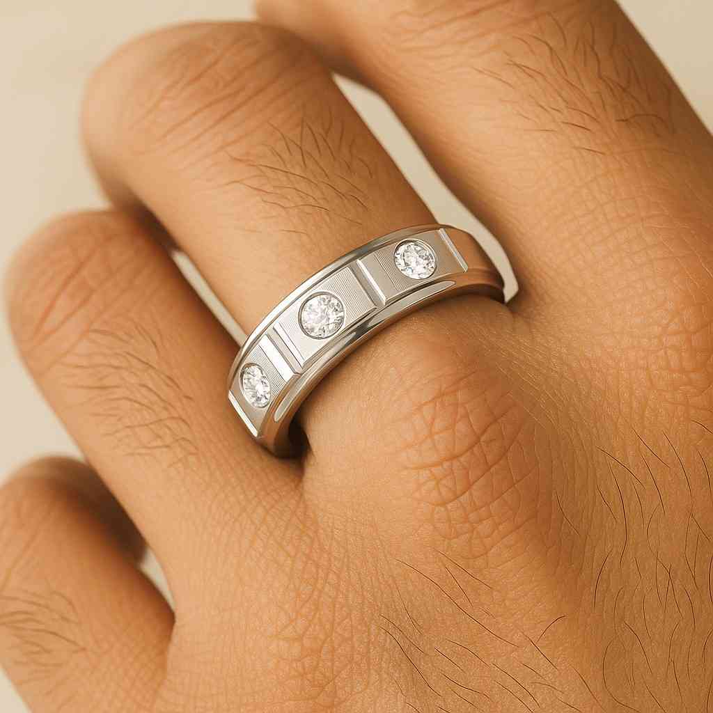 Pear Cut Lab Created Diamond Engagement Ring for Women, Snowdrift Style Wedding Ring, G/VS Lab Grown Diamond Ring, Yellow/White/Rose Gold
