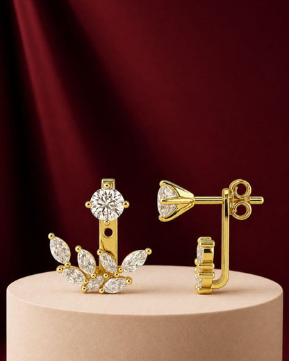 Lab Grown Diamond Earrings | Solid Gold Studs, Hoops & Drops