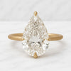 Pear Cut Lab Grown Diamond Engament Ring
