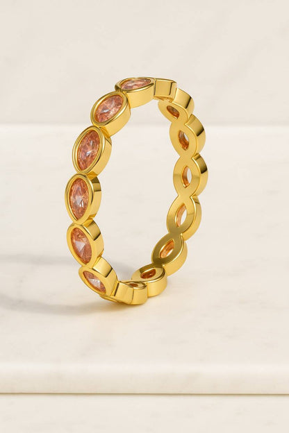 Pear Cut Treated Pink Lab Grown Diamond Leaf Style Ring 14K Solid Gold Engagement Anniversary Valentines Gift for Her