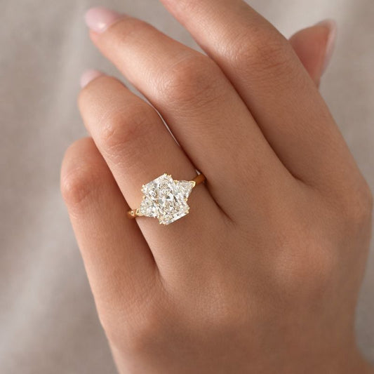 Pear Diamond Promise Ring Solitaire Pear Engagement Ring for Her Birthday Ring for Wife