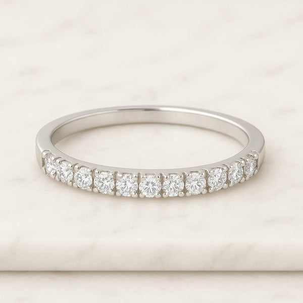 Oval Lab Diamond Solitaire Ring 18k White Gold Promise Ring Tiny Engagement Band