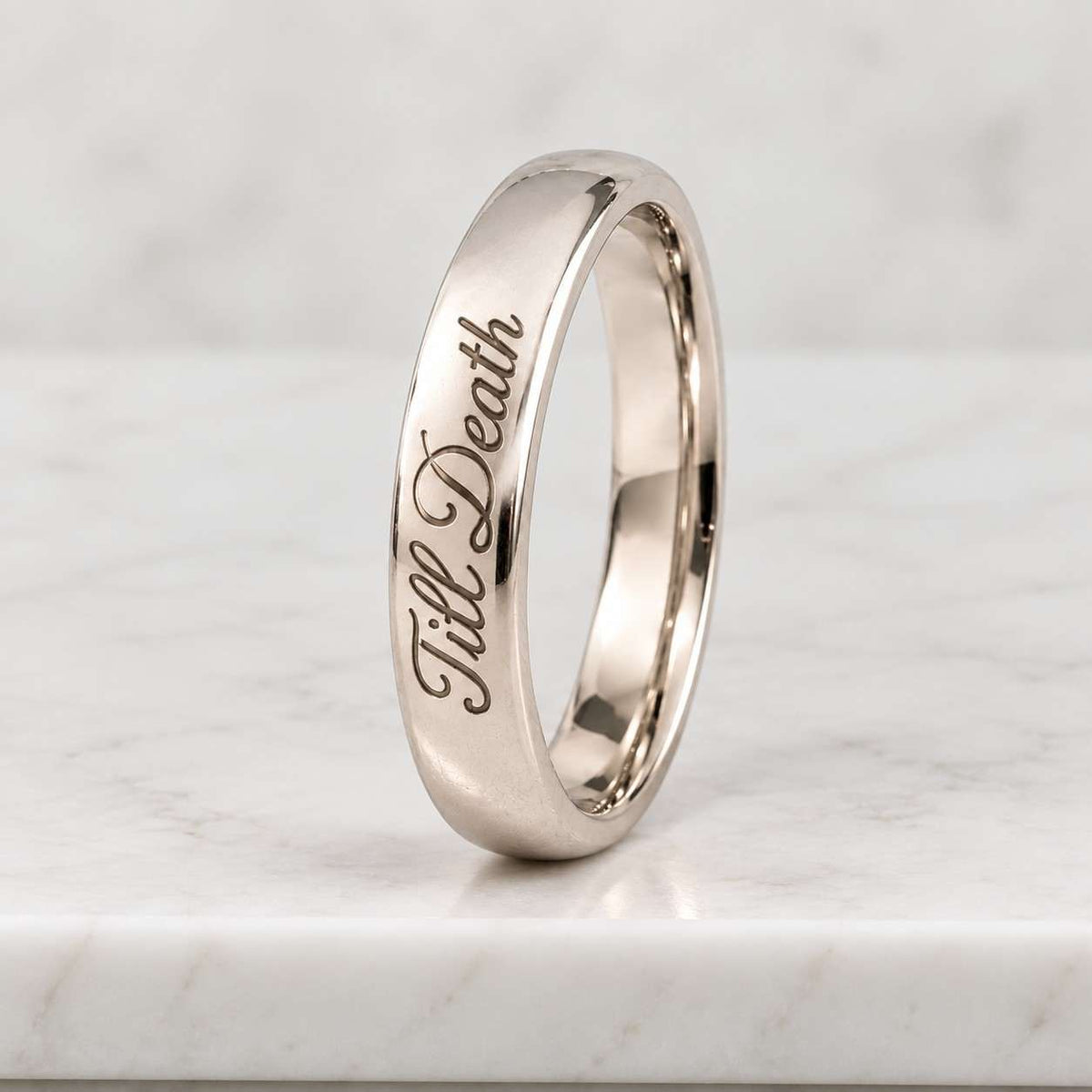 personalized 18k rose gold engraved name ring,unisex modern stackable couple ring,minimalist handmade jewelry,custom name gift for him & her
