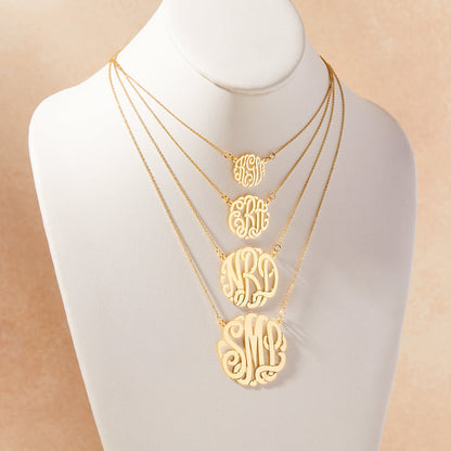 Personalized Family Initial Name Necklace, Mothers Day Gift for Mom