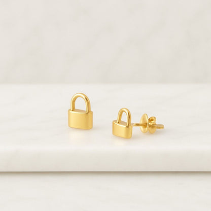 Personalized Gold Plated Jewelry Minimalist Initial Studs Earrings Gift for Mom