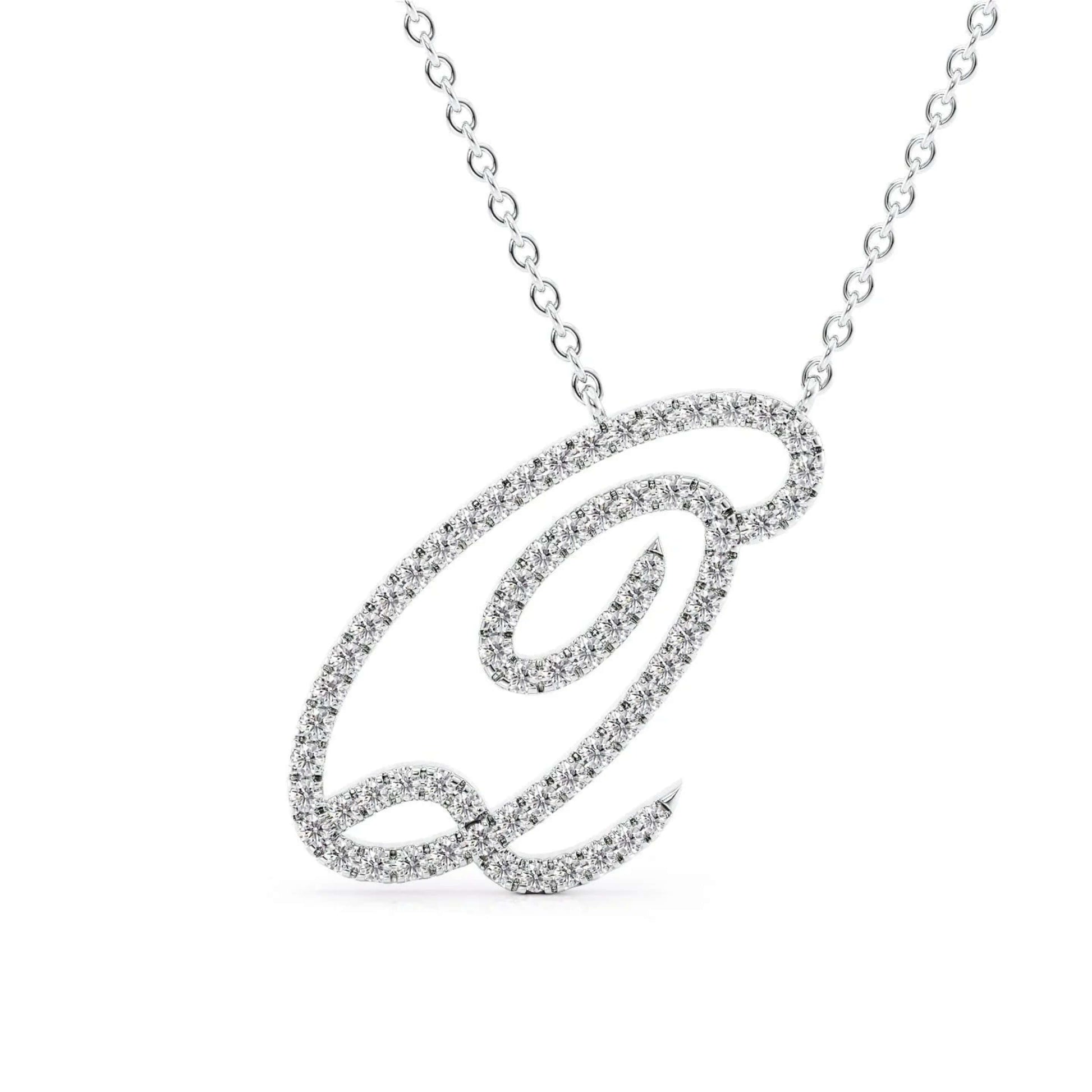 Personalized Initial Pendant by Grace Personalized - Custom Letter Heart Necklace