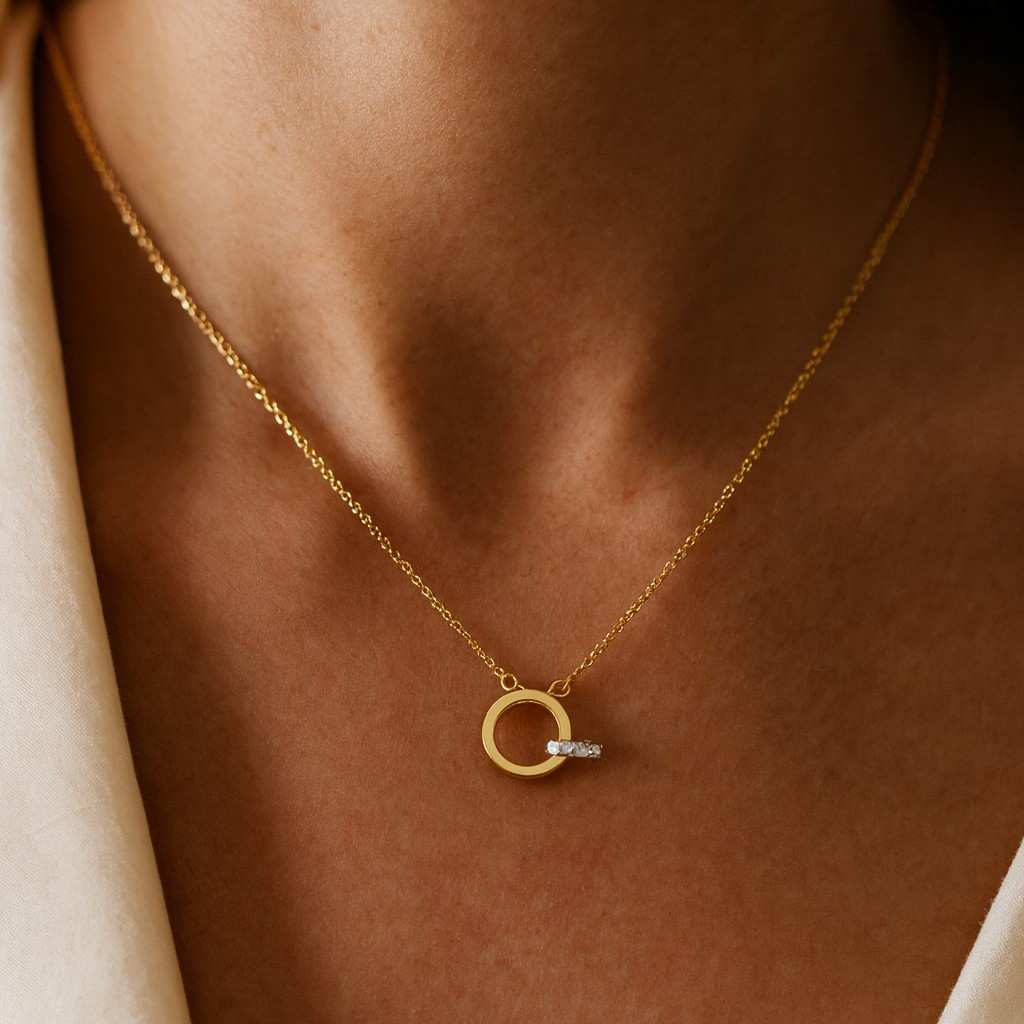 personalized sterling silver engraved necklace custom interlocking circles necklace silver name necklace gift for mom mothers day gift