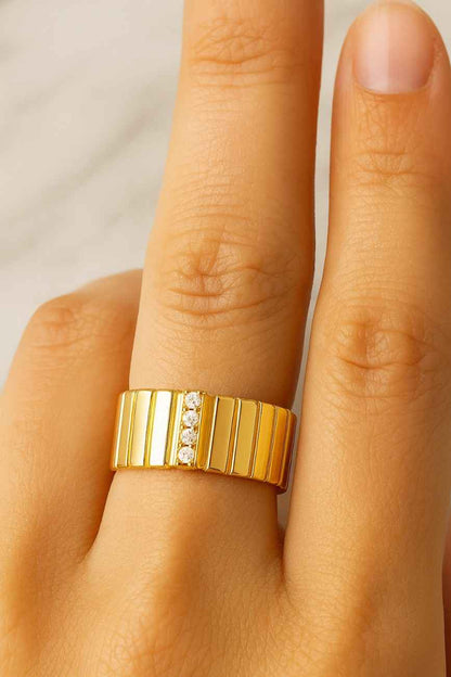 Petite Diamond Wedding Ring  Half Eternity Minimal Ring  Stacking Diamond Ring  Handmade Ring