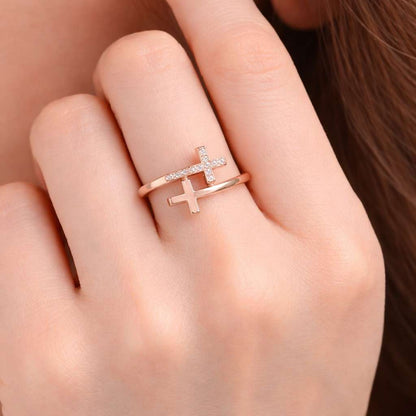 Petite Moissanite Engagement Ring: 14k Gold Twisted Vine Band
