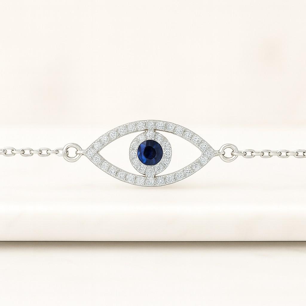 Faceted crystal gemstones rectangular slice pendant inlaid evil Eye gemstone charms for jewelry pendant