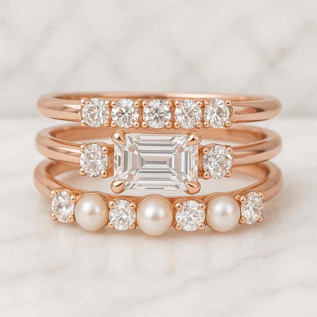 Pinky Signet Ring in Silver Unique Pinky Signet Ring in Lab Grown Diamond Silver For Men Wedding Mens Band Ring