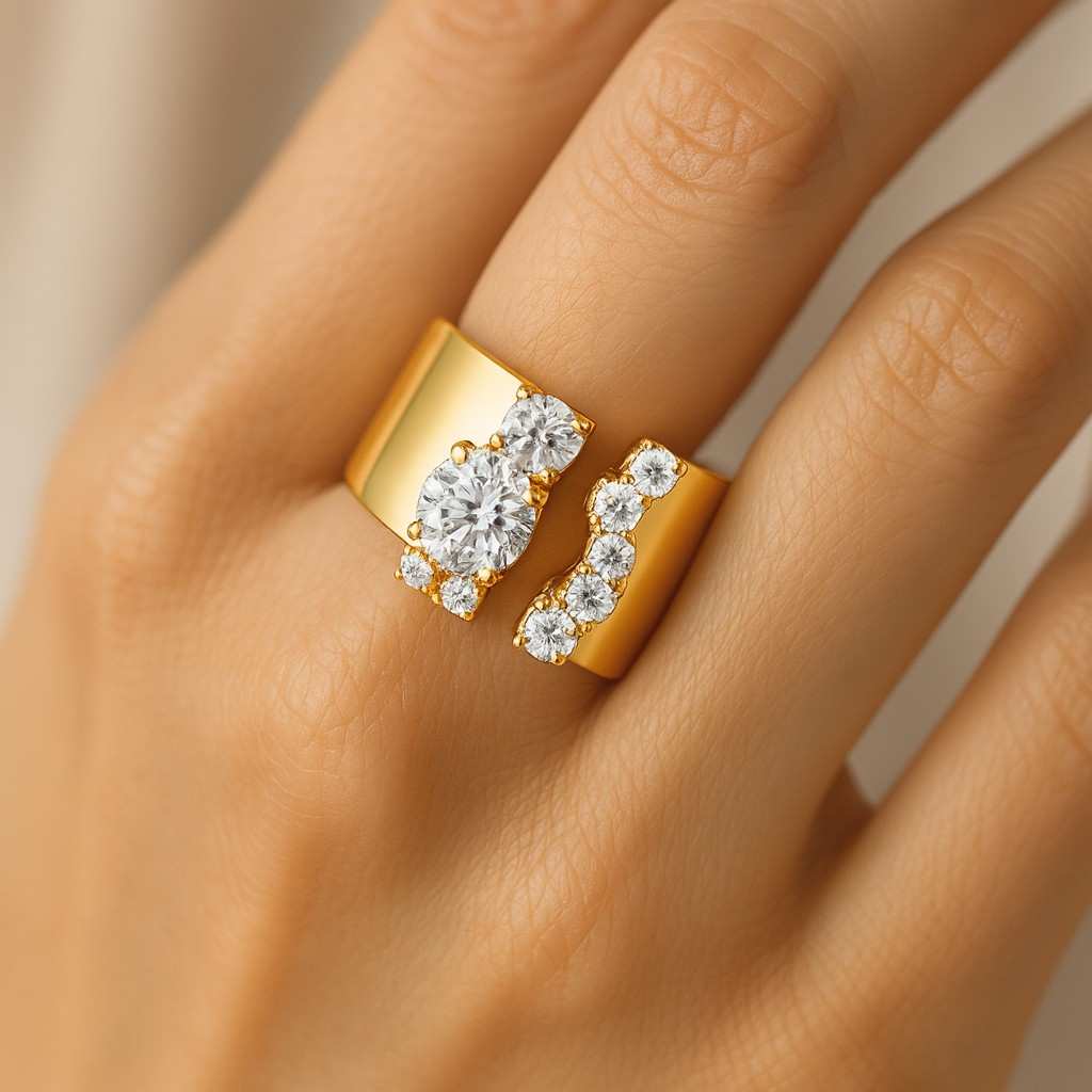 Plain Band Halo Style 0.5-2.0CT Oval Cut Lab Diamond Wedding Ring  Diamond Engagement Ring Yellow Gold Lab Grown Diamond Proposal Ring Gift
