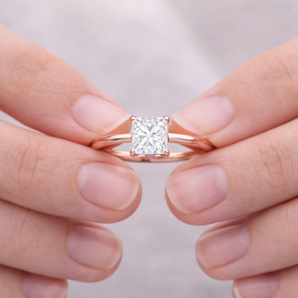 Princess Cut Diamond Ring for Women